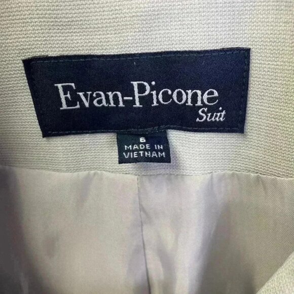 Evan Picone Light blue blazer size 6 work/career - Picture 3 of 10